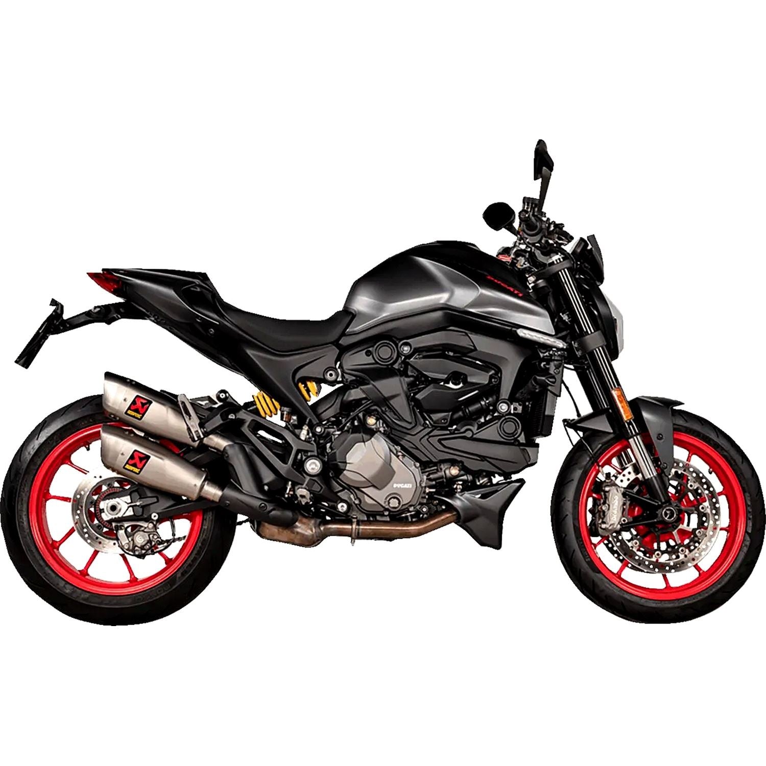 Akrapovic Titanium Line Slip On Silencer For Ducati MONSTER 937 ABS 2021-2025